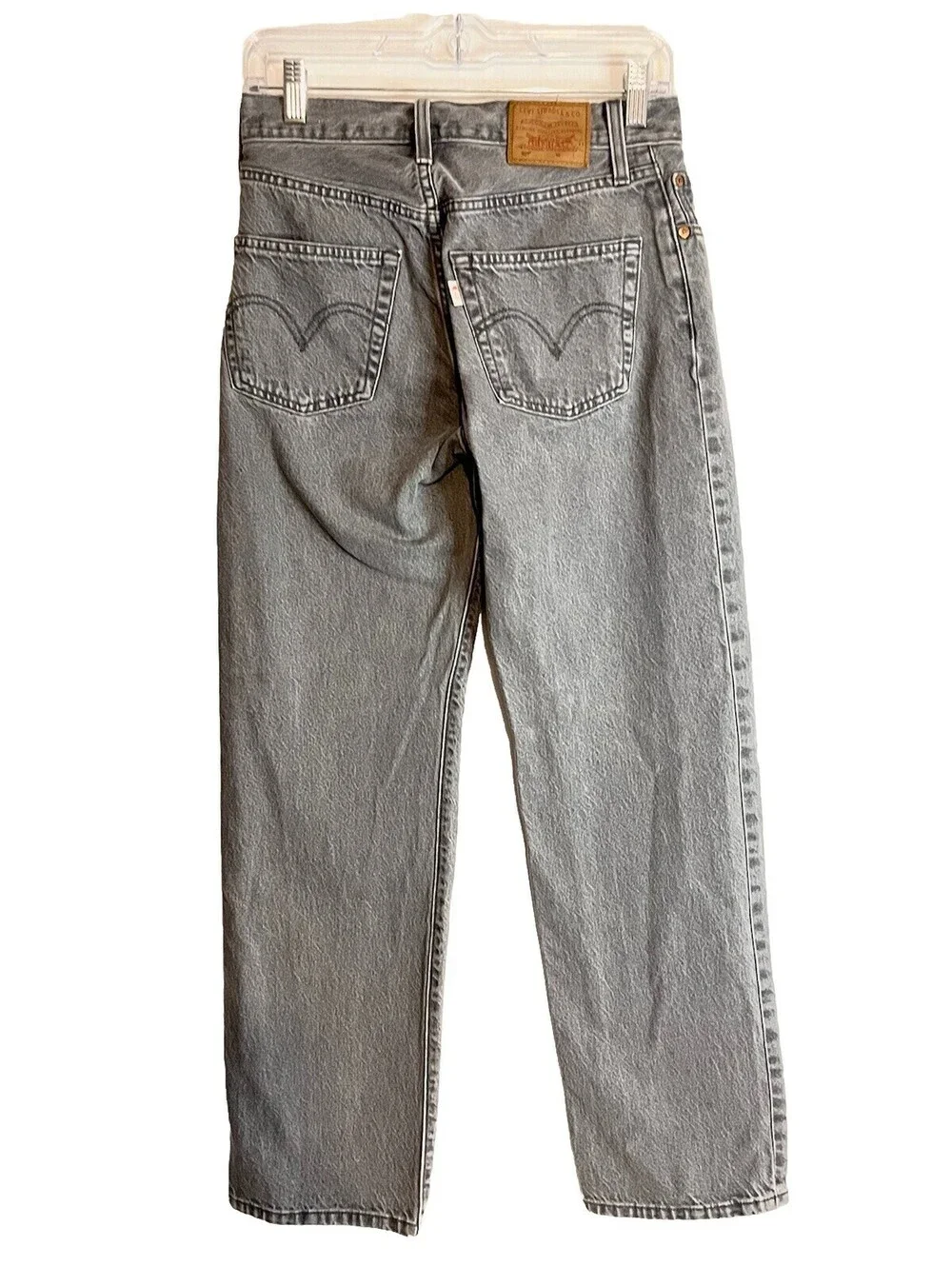 Levi’s Fresh 501 Jeans Gray Wash Denim 25x30 Mushroom Tag